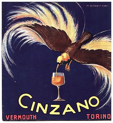 1919 COPERTINA PUBBLICITA' VERMOUTH CINZANO ALDO BRUNO 