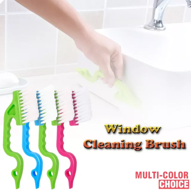 Window Door Track Cleaning Brush Gap Groove Sliding Tools Dust Cleaner Kitchen