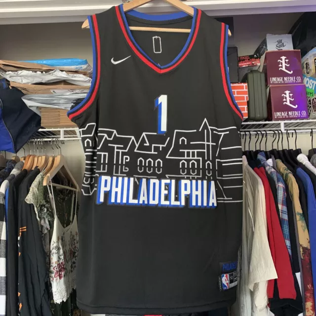 James Harden Philadelphia 76ers 2021-22 City Edition Jersey Size 52 XL NWT