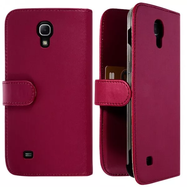 Housse Coque Etui Portefeuille pour Samsung Galaxy Mega 6.3 Couleur Rose Fushia