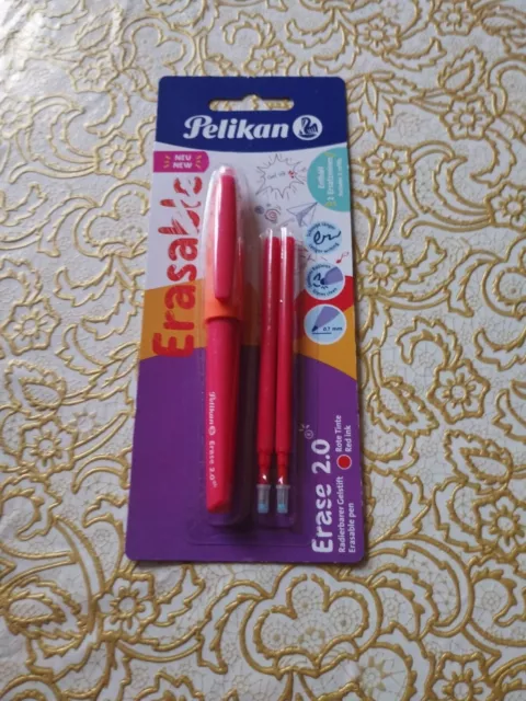 Stylo Pelikan Erase 2.0 Erasable Rouge