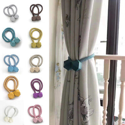 Multifaceted Ball Magnetic Curtains Buckles Tieback Holders Window Home Decor