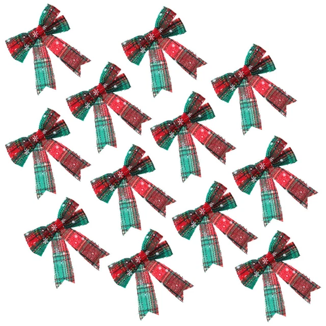 Polyester Weihnachtsbogen Christbaumschmuck Kranz Schleife Krawatte Weihnachten