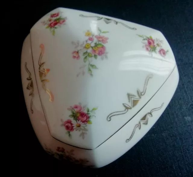 Ancienne Bonbonnière Boîte en Porcelaine de Limoges