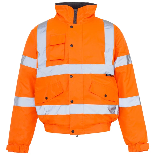 Supertouch 36886 Giacca Bomber Alta Visibilità Storm Bomber Arancione 3XL