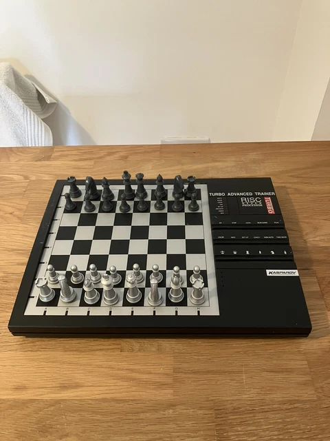 VTG ELECTRONIC CHESS RISC turbo advanced trainer chess computer Saitek ...