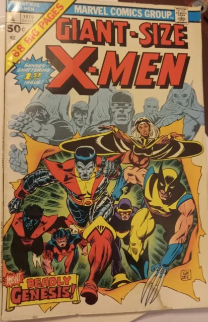 GIANT-SIZE X-MEN # 1 MARVEL COMICS 1975 (original) NIGHTCRAWLER COLOSSUS STORM