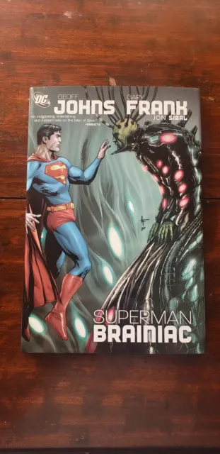 Superman Brainiac by Geoff Johns and Gary Frank (DC Comics) Trade paperback 2018