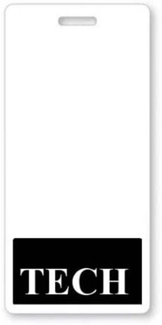5 Pack - TECH Vertical Badge Buddies - Heavy Duty Hospital Card ID Buddy