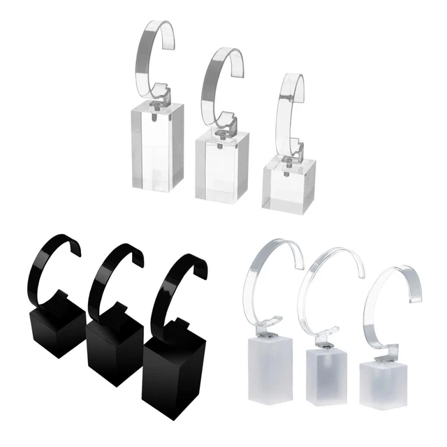 7 Stück Acryl Ringständer Set - Transparente Präsentationsständer Für Schmuck