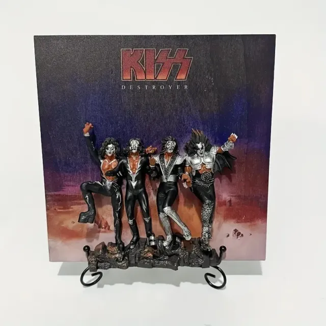 Kiss Destroyer Three Dimensional Album Cover Collectible - Resin Sculpture