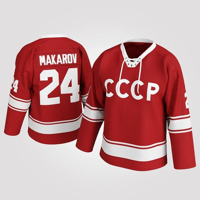 NHL Stall Dean CCCP Russian Olympics Hockey Jersey USSR Russia