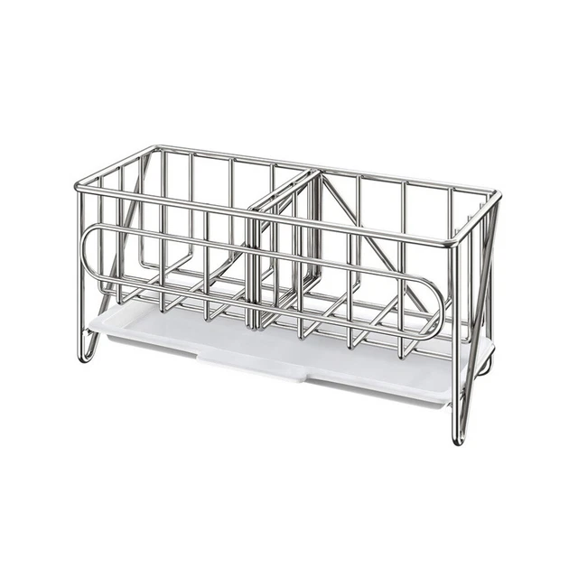Cubiertos Soporte Seco Estante De Cocina Soporte Esponja Para Fregadero Bastones Comedor
