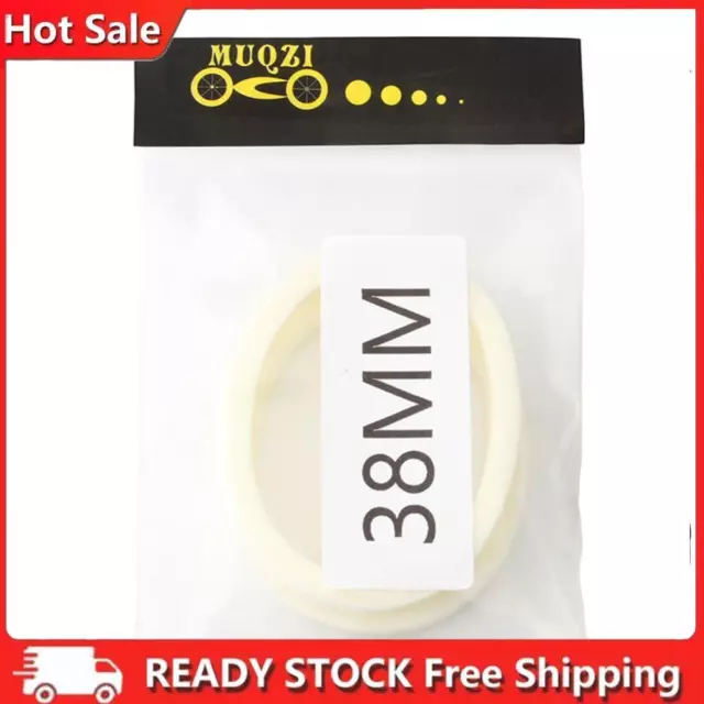 2pcs MTB Bicycle Sponge Ring Oil Sealed Foam Front Fork O-Ring (38mm)