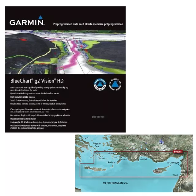 GARMIN Bluchart G2 Vision - Creta Cipro - SD/MICRO SD ART.010-C0850-00