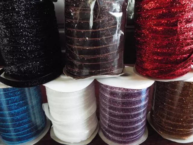 2 m-Velvet,Glitter,Sparkly Ribbon-Wedding,Sewing,Crafts,Decorations- width-10mm