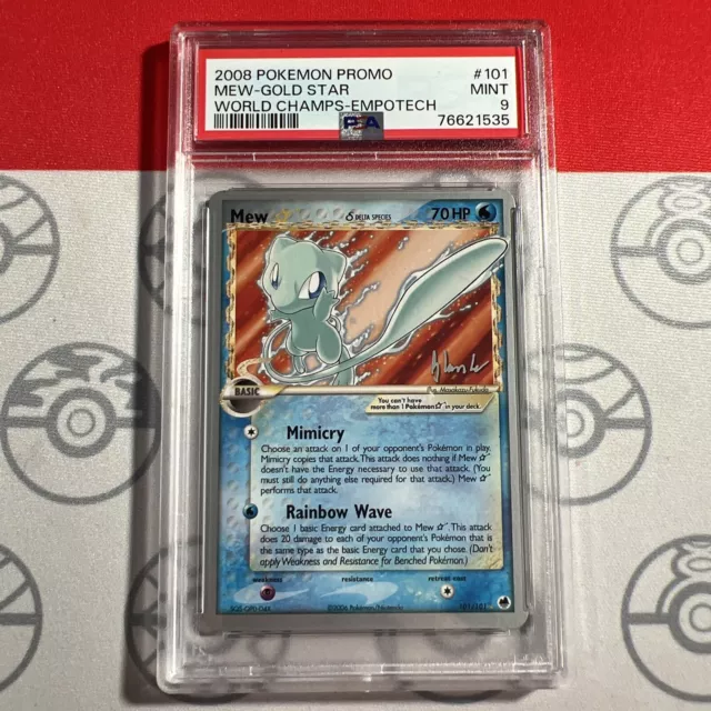 Pokemon Mew Gold Star Delta Species Ex Dragon Frontiers 101/101 Secret –  Pokemon Plug