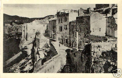 CPA 13 LES BAUX les ramparts et la way romaine