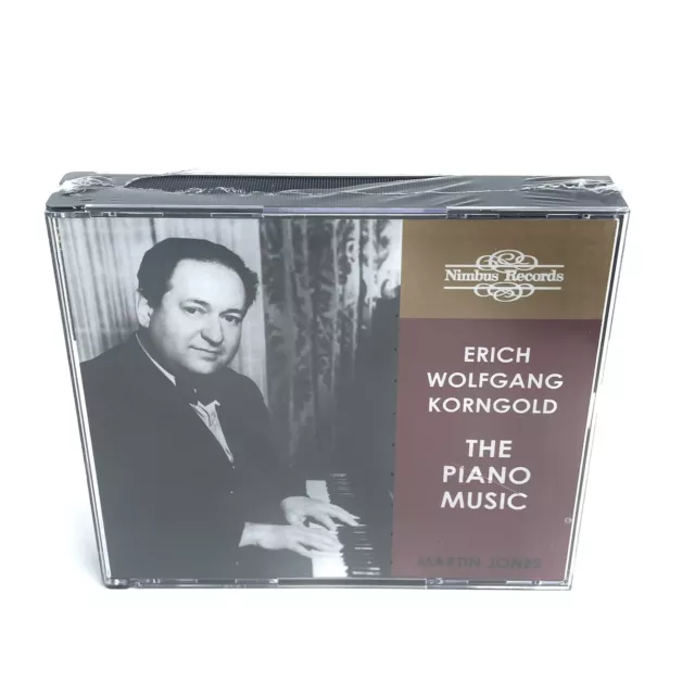 Erich Wolfgang Korngold Piano Music, The Jones CD Album New (seal Tear)