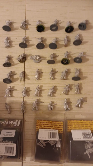 Figurines Peintes 28mm - Jeep US Et Équipage WW2 - Jeu Bolt Action - Neuf - Seconde Guerre Mondiale