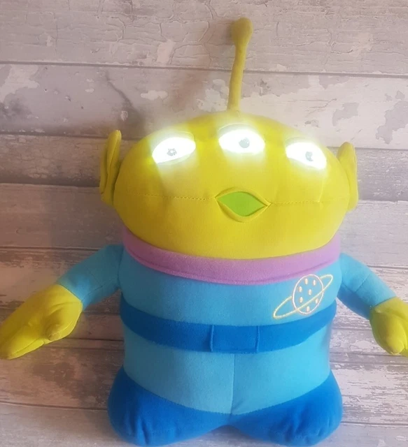 DISNEY PIXAR TOY Story Alien Glowing Light Up Eyes Plush Soft Toy Night