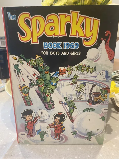 The Sparky Book 1969 For Boys And Girls VGC Vintage Book Annual Kids Freepost