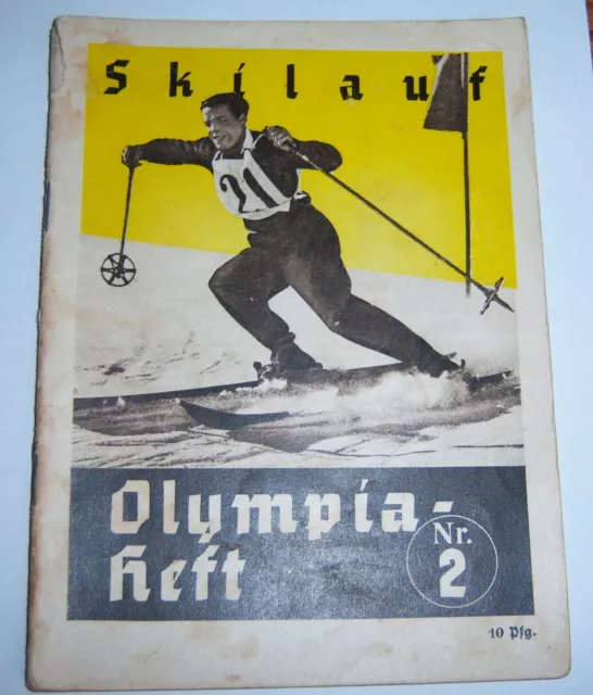 OLYMPICS 1936  Booklet  No. 2. - Skiing.