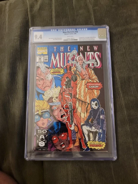 New Mutants #98 CGC 9.4 1st App Of Deadpool, Gideon, Copycat Domino Marvel