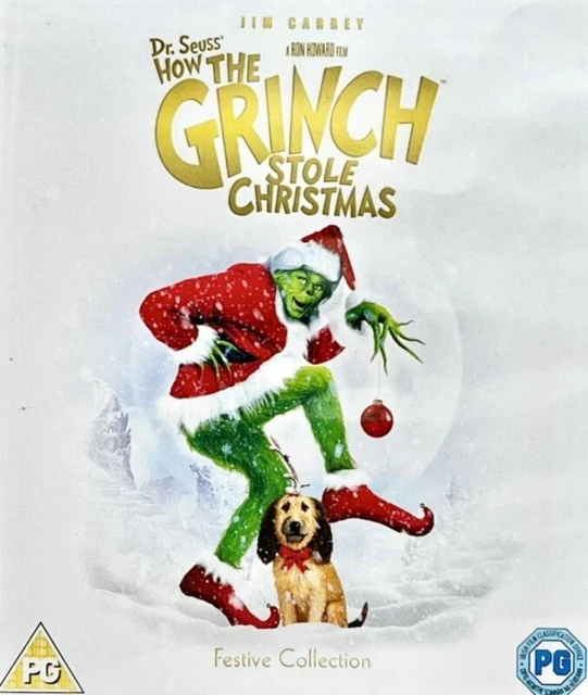 DR. SEUSS HOW the Grinch Stole Christmas Blu-ray (2018) Jim Carrey