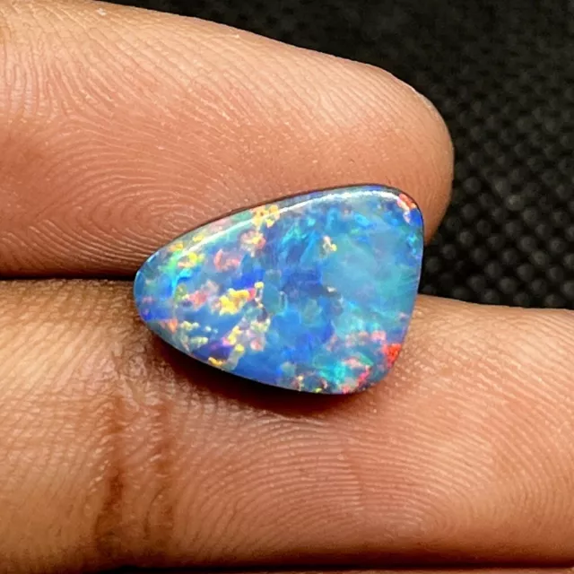 AAA+ Natural Australian Opal Doublet Loose Multi Fire Opal Doublet Opal Gemstone 3