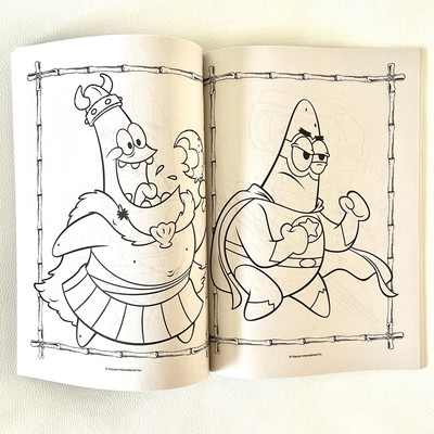 SPONGEBOB SQUAREPANTS JUMBO Coloring Activity Book! Nickelodeon Patrick