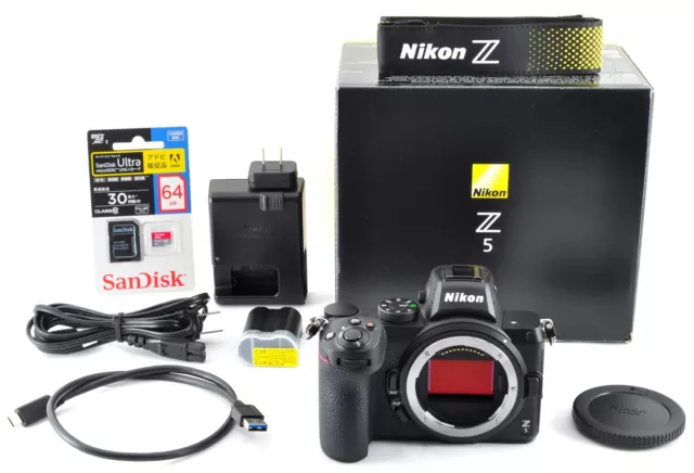 Nikon Z 5 Z5 [Top-MINT in Box] Mirrorless Camera 24.3MP Body Only 7,386 Shots