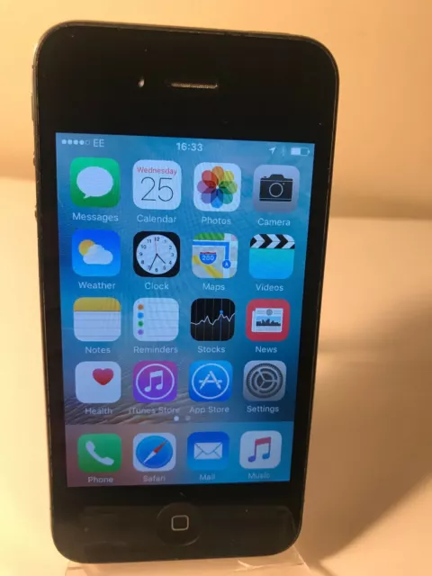 Apple iPhone 4S - 16GB - Black (Unlocked) Smartphone Mobile Fully Working