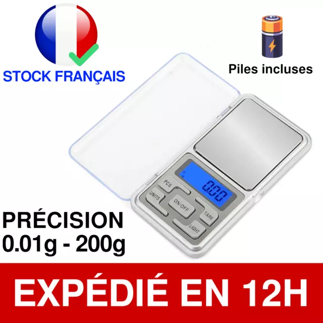 Balance De Précision Portable De Poche Electronique 0.01g A 200g Cuisine Bijoux