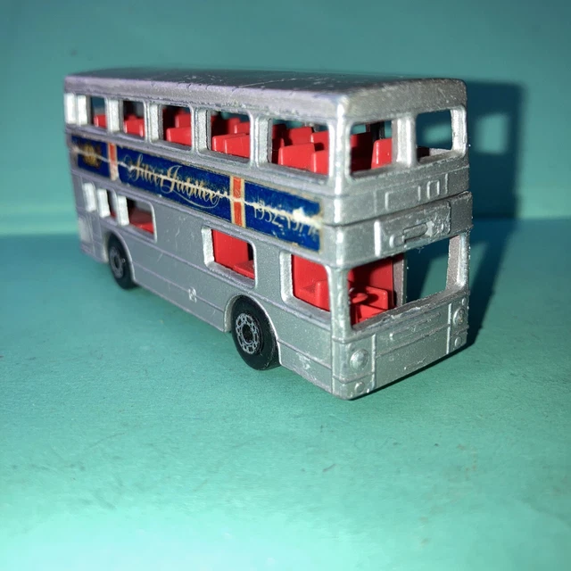 Matchbox Superfast N°17 - The Londoner Silver Jubilee Bus, 8cm, Diecast, Occasion