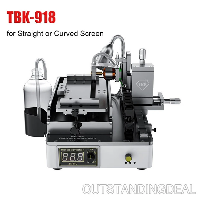 TBK-918 Intelligent Cutting and Grinding Machine for Straight or Curved Screen #