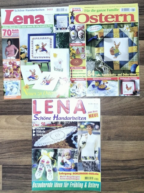 LENA Special Ostern L 810/03, 02/96, 04/03 stricken häkeln sticken Handarbeiten