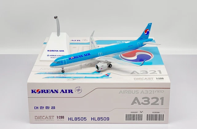 Korean Air エアバスA321 1/200 1:200 InFlight AIR NEW ZEALAND AIRBUS A321NEO Passenger