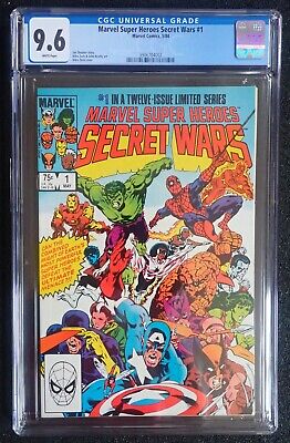 Marvel Super Heroes Secret Wars #1 🎡 CGC 9.6 WHT 🎡 Spider-man X-men Hulk 1984