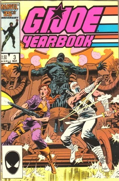 G.I. Joe Yearbook Comic Book #3 Marvel Comics 1987 VERY HIGH GRADE NEW UNREAD