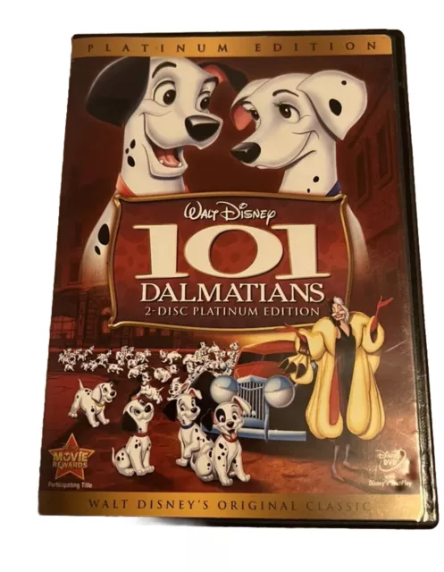 Walt Disney: 101 Dalmatians (DVD, 2008, 2-Disc Set, Platinum Edition)