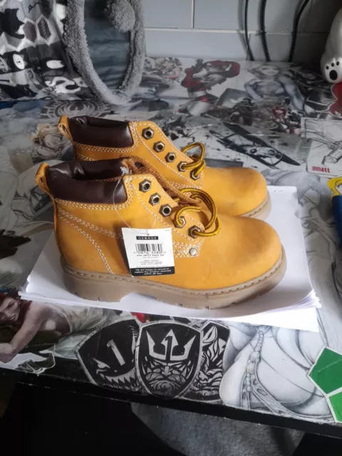 GEORGE ASDA KIDS CHILDRENS UNISEX LOW HEEL LACE UP WORK ANKLE BOOTS SIZE 13 UK 2.00 PicClick UK