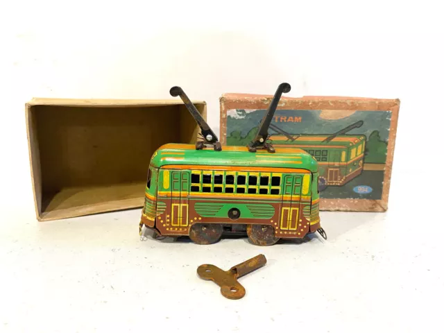 Ancien jouet mécanique mécanisme jouet modèle Train Tramway Collection  cadeaux pour enfants 