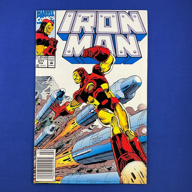 IRON MAN #277 Guest-Starring Black Widow NEWSSTAND UPC Marvel Comics ...