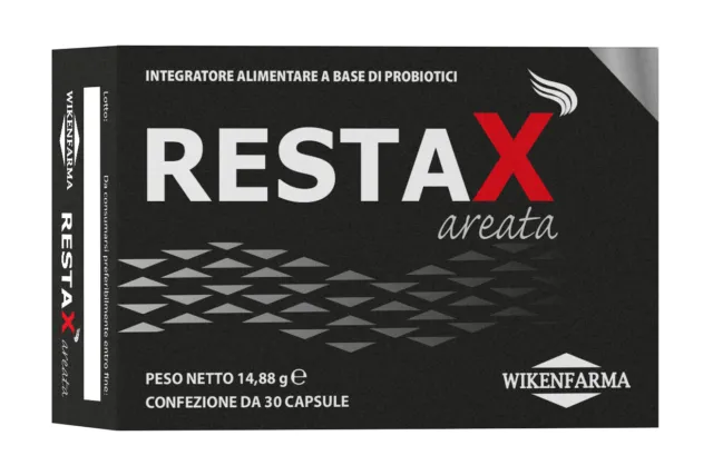 1 conf Restax Areata 30cps per microbiota intestinale-alopecia areata probiotici