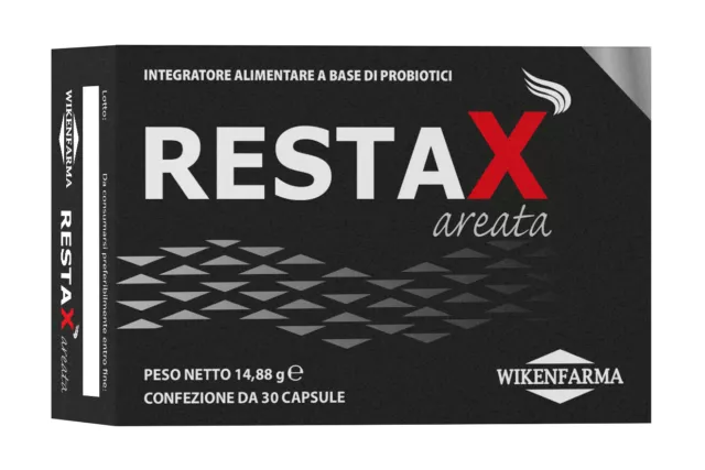 3 conf Restax Areata 30cps per microbiota intestinale-alopecia areata probiotici