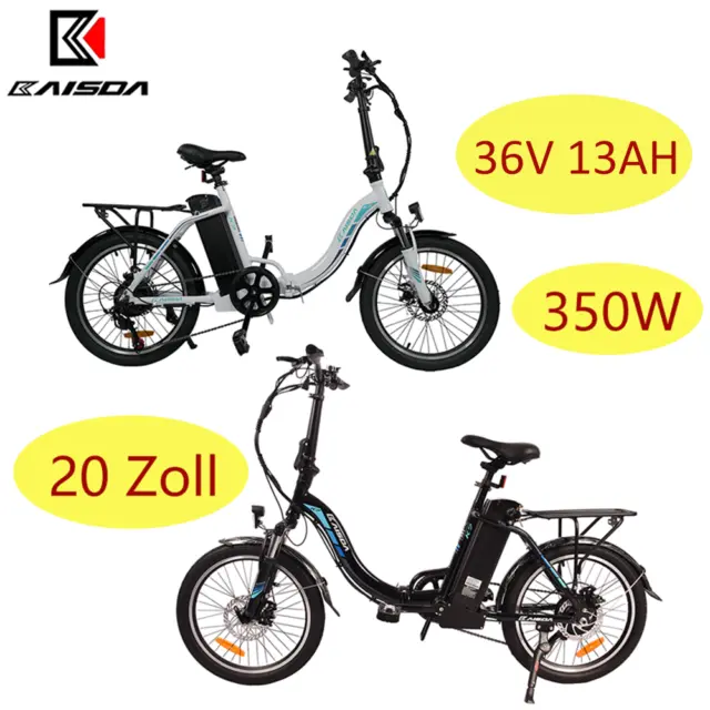 E-Bike Klapprad 20 Zoll 36V leichtes Elektrofahrrad für Senioren & Damen /Herren