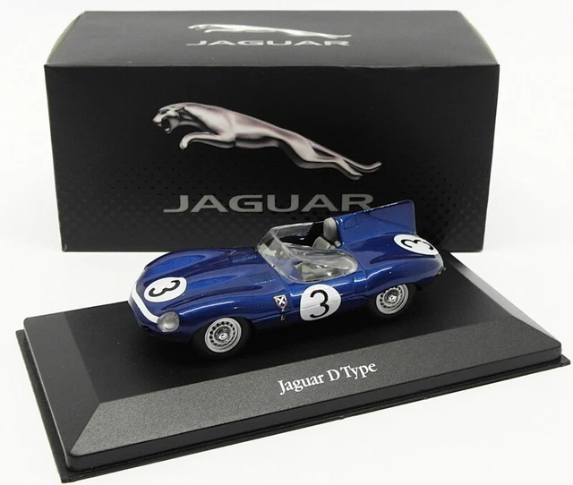 ATLAS EDITIONS 1/43 Scale Model Car 4 641 104 - Jaguar D-Type Racing ...