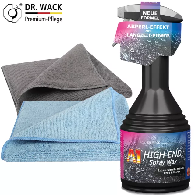 Dr. Wack A1 High End Spray Wax Sprühwachs Versiegelung 500ml + 2x Mikrofasertuch