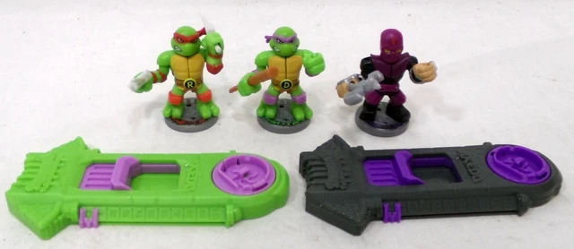 AKEDO Legends TMNT – Rafael Vs Krang – 2 Figuras De Batalla – Mini Guerreros Con Armas – Colección De 4 Packs – +4 Años